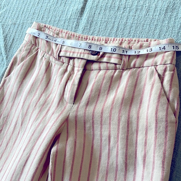Anthropologie Elevenses summer linen blend wide leg pants, S. - Picture 3 of 12